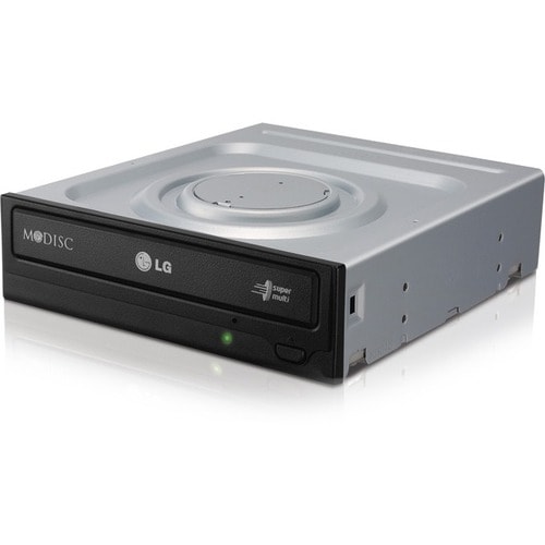LG GH24NSC0 DVD-Writer - Internal - 1 x Retail Pack - Black - DVD-RAM/±R/±RW Support - 48x CD Read/48x CD Write/24x CD Rew