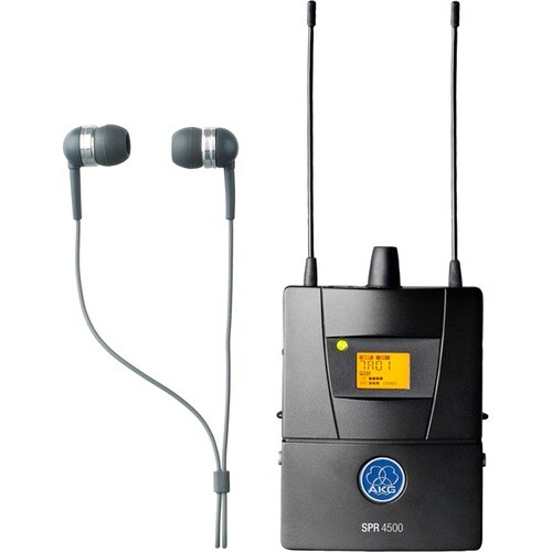 AKG SPR4500 Set Band8 Reference Wireless in-ear-monitoring System - 570.10 MHz to 600.50 MHz Operating Frequency - 35 Hz t