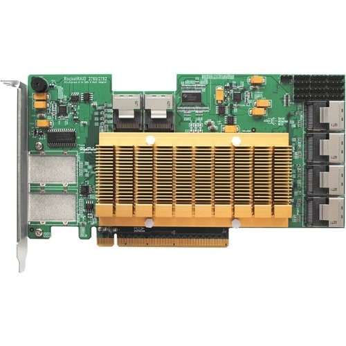 HighPoint RocketRAID 2782 Controller Card - 6Gb/s SAS, Serial ATA/600 - PCI Express 2.0 x16 - Plug-in Card - RAID Supporte