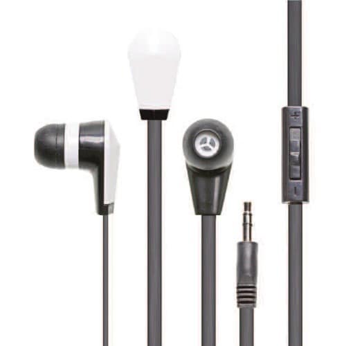 Califone E2 Multimedia Ear Bud With 3.5mm Plug - Stereo - Black - Mini-phone (3.5mm) - Wired - Earbud - Binaural - In-ear 