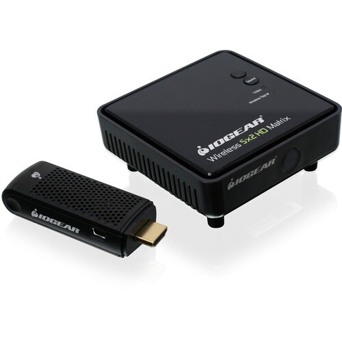 IOGEAR Wireless HDMI Transmitter and Receiver Kit - 1 Input Device - 1 Output Device - 30 ft Range - 1 x USB - 1 x HDMI In