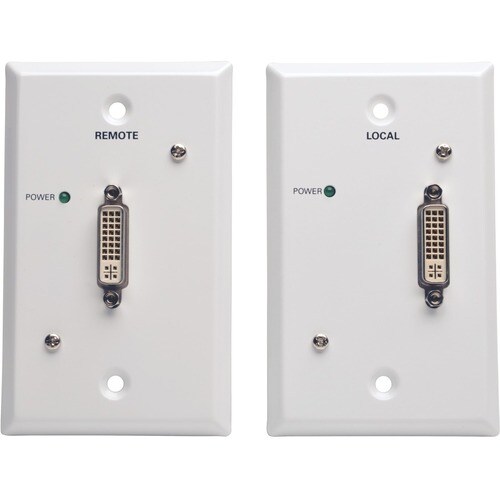 Tripp Lite DVI Over Cat5/Cat6 Video Extender Transmitter and Receiver TAA 100' - 1 Input Device - 1 Output Device - 100 ft