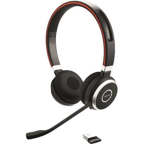 Jabra EVOLVE 65 UC Stereo USB Headband, Bluetooth function, Noise cancelling, USB via Dongle, with mute-button and volume 