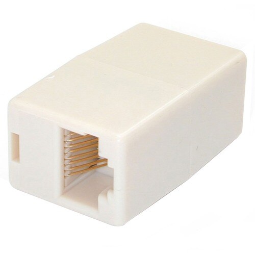 StarTech.com Cat5e RJ45 Modular Inline Coupler - 10 Pack - 1 x RJ-45 Female Network - 1 x RJ-45 Female Network - Beige