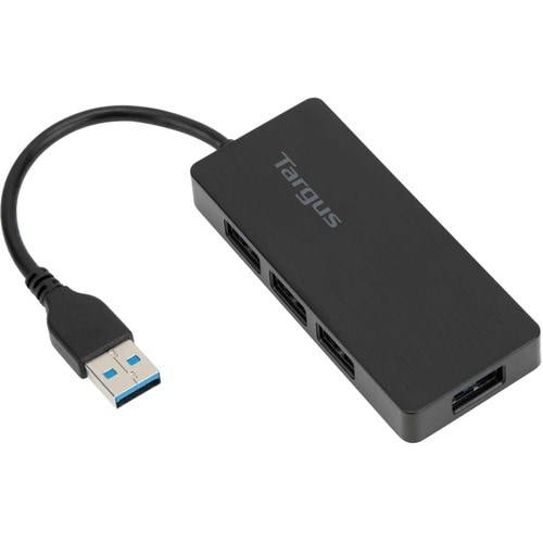 Targus 4-port USB Hub - USB Type A - External - 4 USB Port(s) - 4 USB 3.0 Port(s) - PC, Chrome, Mac