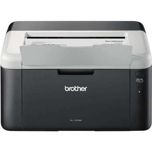 Brother HL HL-1212W Desktop Laser Printer - Monochrome - 20 ppm Mono - 2400 x 600 dpi Print - 150 Sheets Input - Wireless 