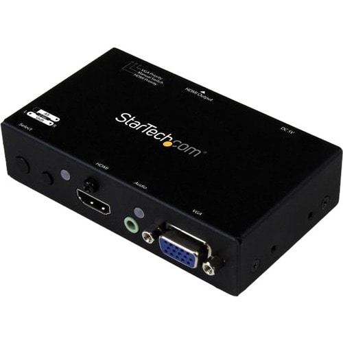 StarTech.com 2x1 HDMI+VGA to HDMI Converter Switch w/ Automatic and Priority Switching - Multi-format HDMI and VGA to HDMI