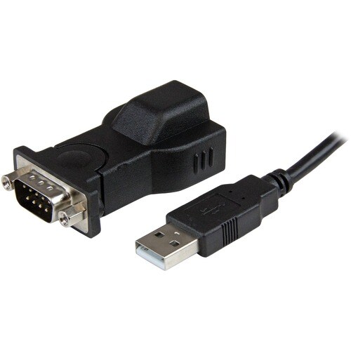 StarTech.com USB to Serial Adapter - Detachable 6 ft USB A-B Cable - Prolific PL-2303 - USB to RS232 Adapter Cable - 1 x T