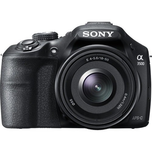 Sony a3500 20.1 Megapixel Mirrorless Camera with Lens - 0.71" - 1.97" - Black - Exmor APS HD CMOS sensor Sensor - Autofocu