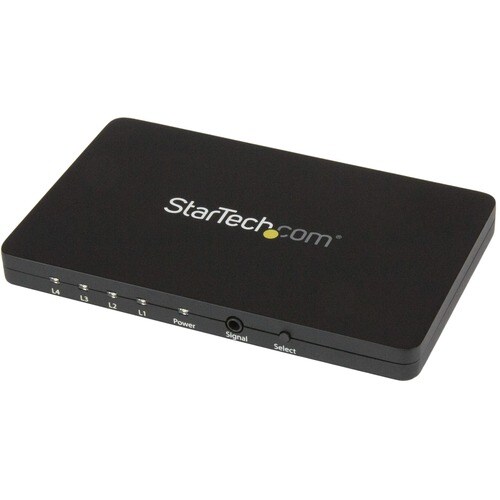 StarTech.com 4-Port HDMI Automatic Video Switch w/ Aluminum Housing and MHL Support - 4K 30Hz - Switch between four HDMI s