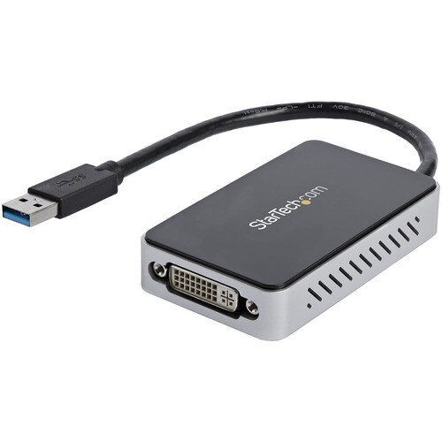 StarTech.com USB32DVIEH Video Adapter - 1 Pack - TAA Compliant - 1 x 9-pin Type A USB 3.0 USB Male - 1 x 29-pin DVI-I VGA 