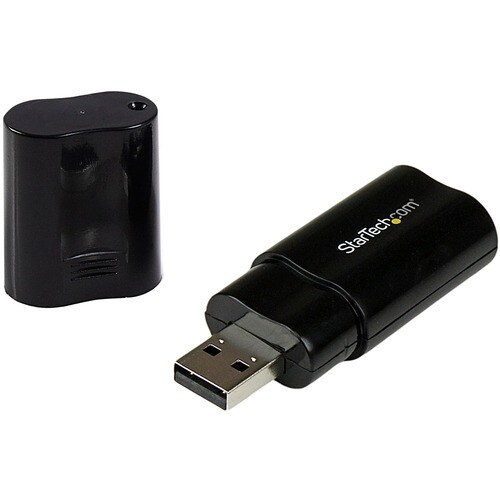 StarTech.com Audio Adapter - TAA Compliant - 1 x Type A Male USB - 1 x Mini-phone Female Audio In, 1 x Mini-phone Female A