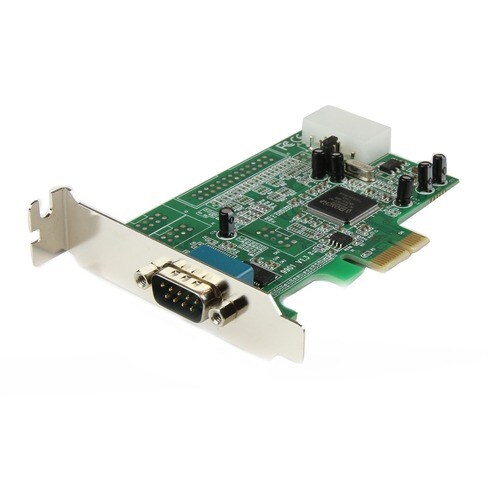 StarTech.com PEX1S553LP Serial Adapter - Low-profile Plug-in Card - TAA Compliant - PCI Express x1 - PC, Mac, Linux - 1 x 