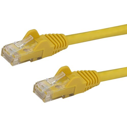 StarTech.com 3m Yellow Gigabit Snagless RJ45 UTP Cat6 Patch Cable - 3 m Patch Cord - Ethernet Patch Cable - RJ45 Male to M