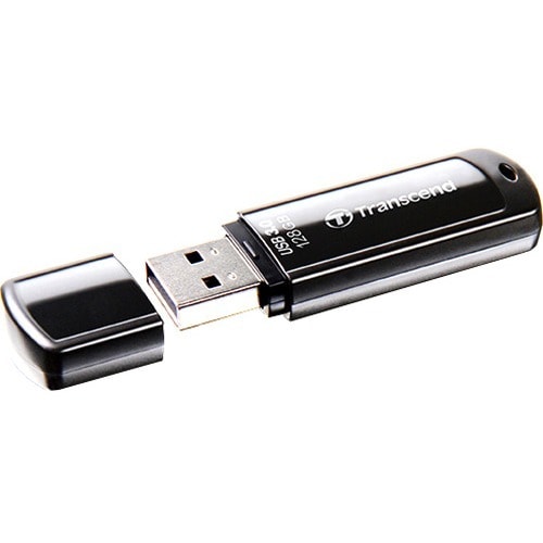 Transcend 128GB JetFlash 700 USB 3.0/Micro USB Flash Drive (OTG) - 128 GB - USB 3.0 - Black