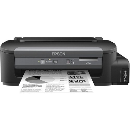 Epson WorkForce M100 Desktop Inkjet Printer - Monochrome - 35 ppm Mono - 1440 x 720 dpi Print - 100 Sheets Input - Etherne