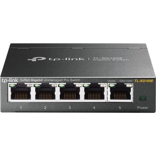 TP-Link EasySmart TL-SG105E 5 Ports Ethernet Switch - 2 Layer Supported - Twisted Pair - Desktop