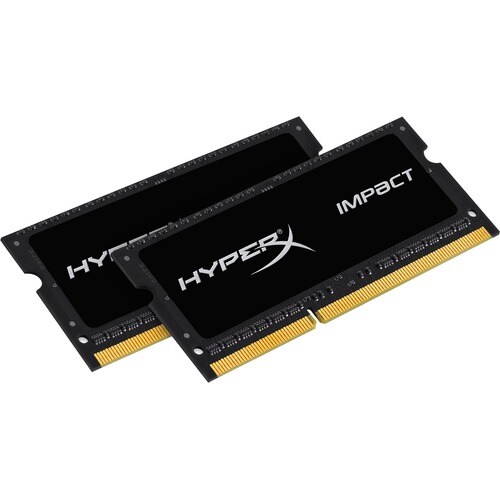 Kingston HyperX Impact RAM Module - 16 GB (2 x 8GB) - DDR3-1866/PC3-14900 DDR3L SDRAM - 1866 MHz - CL11 - 1.35 V - Non-ECC