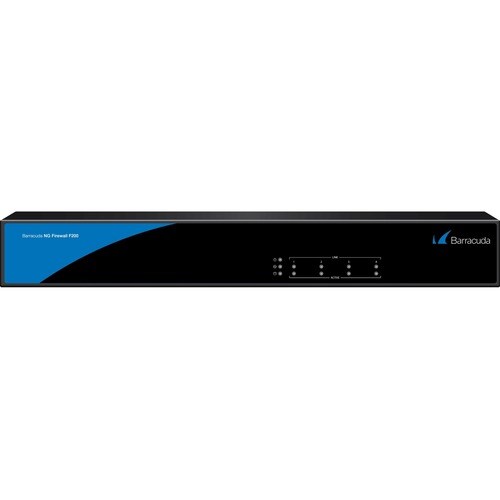 Dispositivo de Segurida de Red/Firewall Barracuda F200 - 4 Puerto - 10/100/1000Base-T - Gigabit Ethernet - 4 x RJ-45 - De 