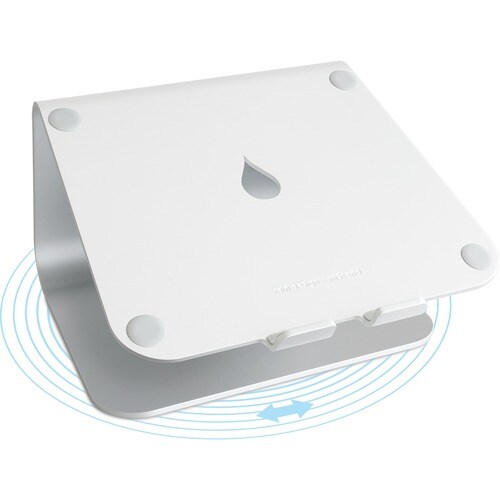 Rain Design mStand360 - 15.2 cm Height x 25.4 cm Width x 19.1 cm Depth - Desktop - Aluminium - Silver