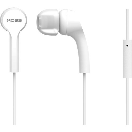 Koss KEB9i In-Ear Headphones - Stereo - Mini-phone (3.5mm) - Wired - 16 Ohm - 18 Hz - 20 kHz - Earbud - Binaural - In-ear 