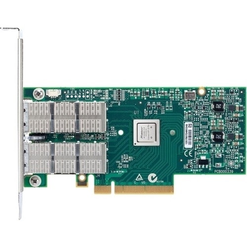 Mellanox ConnectX-4 Infiniband Host Bus Adapter - PCI Express 3.0 x8 - 100 Gbit/s - 1 x Total Fibre Channel Port(s) - QSFP