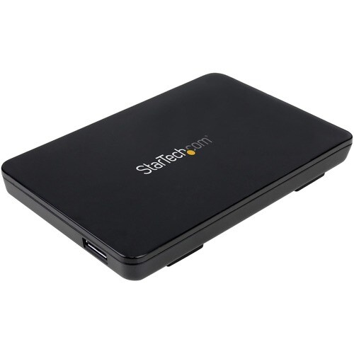 StarTech.com USB 3.1 (10Gbps) Tool-free Enclosure for 2.5" SATA Drives - Ultra-fast, Portable Data Storage - Lightweight P