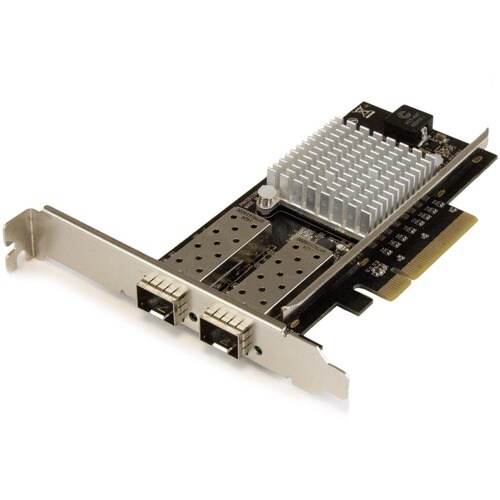 StarTech.com Scheda di rete PCI Express in Fibra ottica da 10Gb con 2 porte SFP+ aperto con Chip Intel - PCI Express x4 - 