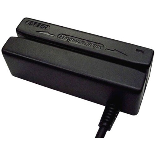 ID TECH MiniMag IDMB-354133B Magnetic Stripe Reader - Triple Track - 1524 mm/s - USB - Black