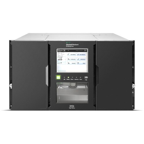 HPE StoreEver MSL6480 Tape Library - 0 x Drive/80 x Cartridge Slot - 6U - Rack-mountable - 240 TB (Native) / 500 TB (Compr