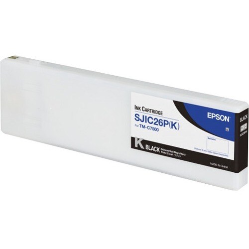 Epson SJIC26P(B) Original Ink Cartridge - Black - Inkjet - Standard Yield - 1 Pack