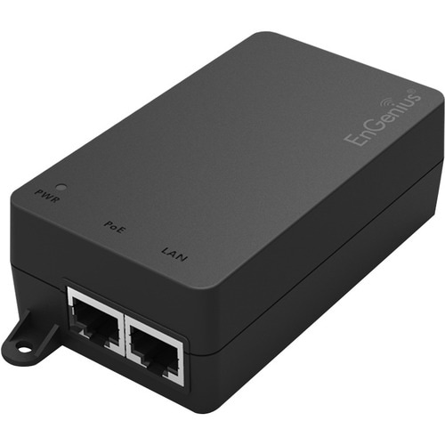 EnGenius Passive 54V Gigabit Single Port PoE Adapter - 110 V AC, 220 V AC Input - 1 x Gigabit Ethernet Input Port(s) - 1 x