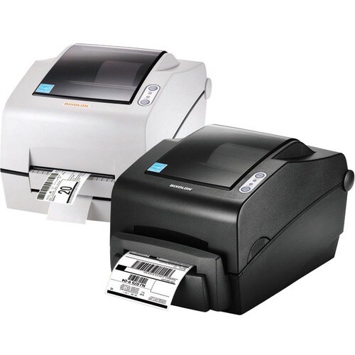Bixolon SLP-TX403 Desktop Direct Thermal/Thermal Transfer Printer - Monochrome - Label Print - USB - Serial - Parallel - 1