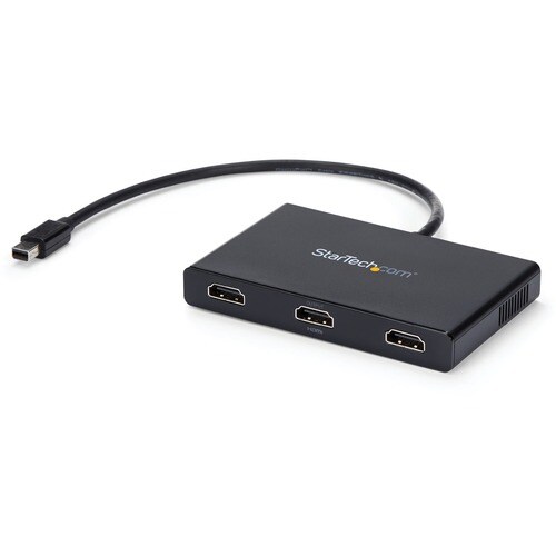 StarTech.com Splitter Multiplicador Mini DisplayPort a 3 puertos HDMI - Hub MST DP 1.2 - 30 Hz a 60 Hz - 3840 × 2160 - 15,