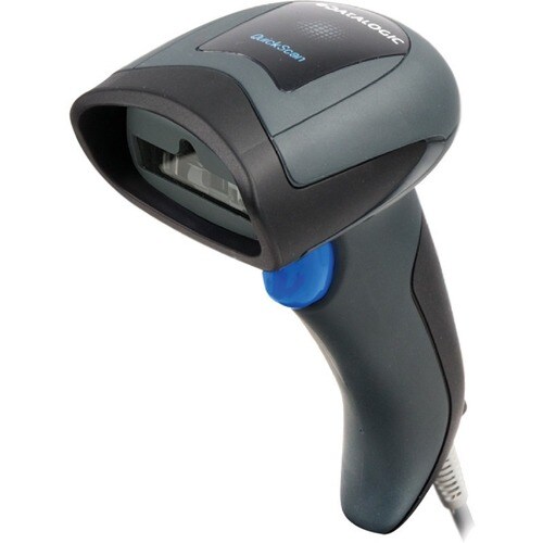 Datalogic QuickScan I QD2131 Industrial, Retail, Inventory Handheld Barcode Scanner Kit - Cable Connectivity - Black - USB