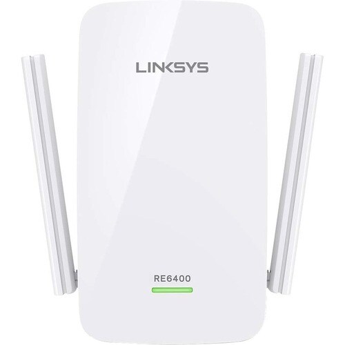 Linksys RE6400 IEEE 802.11ac 1.17 Gbit/s Wireless Range Extender - 2.40 GHz, 5 GHz - 1 x Network (RJ-45) - Ethernet, Fast 