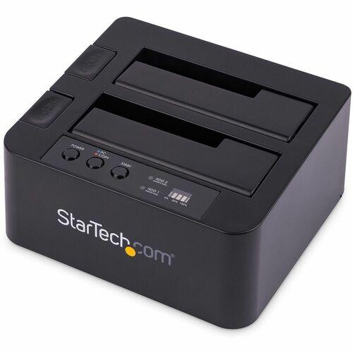 StarTech.com Dock Duplicatore autonomo USB 3.1 (10Gbps) per SATA SSD/HDD da 2,5" & 3,5" - Duplicatore fast-speed 28GB/min 