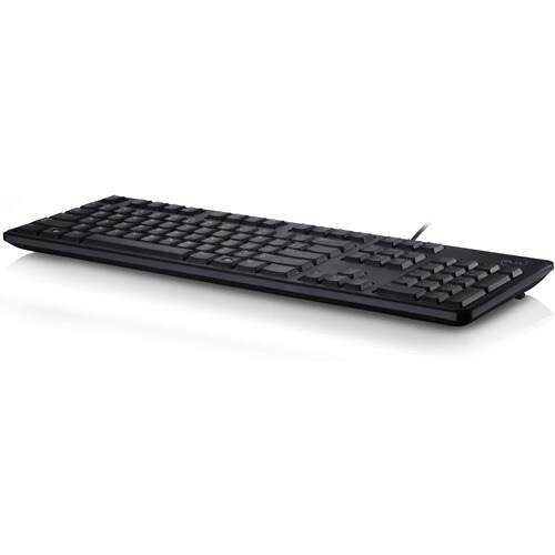 IMS SPARE - Dell-IMSourcing 104 QuietKey USB Keyboard - KB212-B - Cable Connectivity - USB Interface - 104 Key - Black