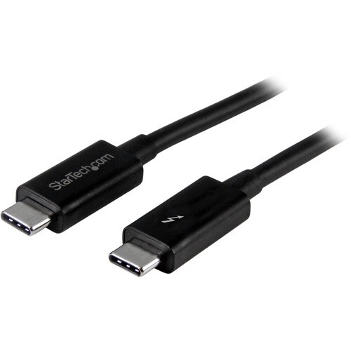 StarTech.com Thunderbolt 3 Cable - 91cm (3 ft.) - 4K 60Hz - 20Gbps - USB C to USB C Cable - Thunderbolt 3 USB Type C Charg