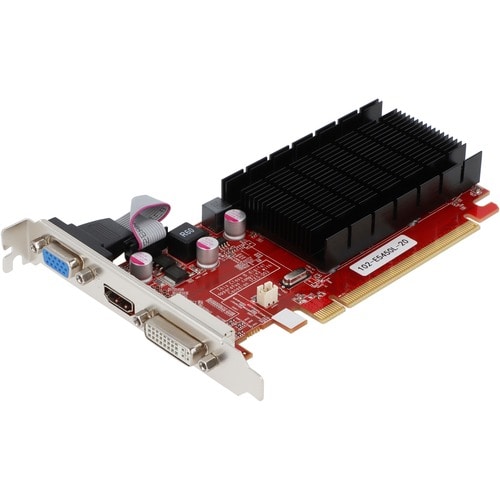 VisionTek Radeon 5450 1GB DDR3 (DVI-I, HDMI, VGA) - Passive Cooler - DirectX 11.0 - 1 x HDMI - 1 x VGA - 1 x Total Number 