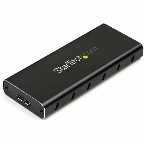StarTech.com M.2 SSD Enclosure for M.2 SATA SSDs - USB 3.1 (10Gbps) with USB-C Cable - External Enclosure for USB-C Host -