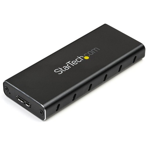 StarTech.com Box esterno SATA M.2 NGFF - USB 3.1 (10Gbps) con cavo USB-C - 1 x SSD supportato - 1 x Alloggiamento totale -