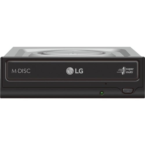 LG GH24NSD1 DVD-Writer - Bulk Pack - Black - DVD-RAM/±R/±RW Support - 48x CD Read/48x CD Write/24x CD Rewrite - 16x DVD Re