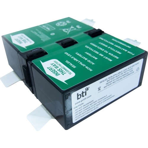 BTI Replacement Battery RBC124 for APC - UPS Battery - Lead Acid - Compatible with APC BX1500M