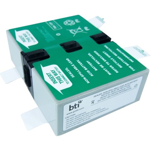 BTI Replacement Battery RBC123 for APC - UPS Battery - Lead Acid - Compatible with APC UPS SMT750RM2UC SMT750RM2UNC SMT750