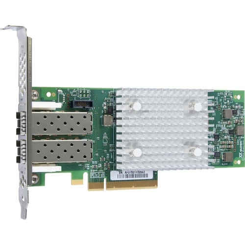 HPE StoreFabric SN1100Q 16Gb Dual Port Fibre Channel Host Bus Adapter - PCI Express 3.0 - 16 Gbit/s - 2 x Total Fibre Chan