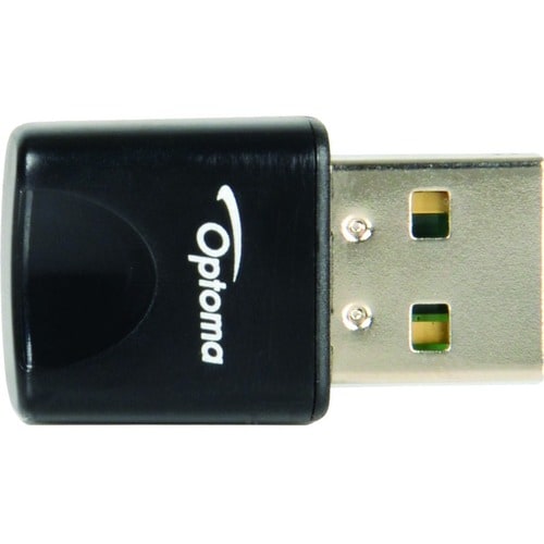 Optoma WUSB IEEE 802.11n Wi-Fi Adapter for Projector - USB Type A - 300 Mbit/s - 2.40 GHz ISM - 328.1 ft Indoor Range - Ex