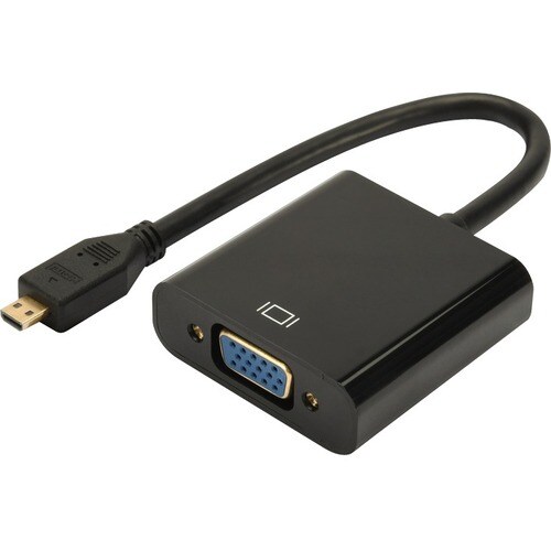 Digitus Micro HDMI/Mini-phone/VGA A/V Cable for Projector, LCD TV, Speaker, Monitor, Video Device, Tablet, Ultrabook, Came