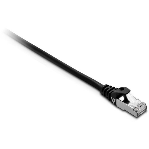 V7 V7CAT7FSTP-5M-BLK-1E 5 m Category 7 Network Cable for Network Device - First End: 1 x RJ-45 Male Network - Second End: 
