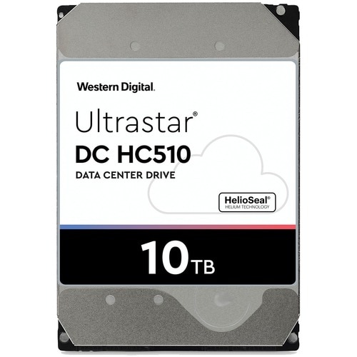 Western Digital Ultrastar He10 HUH721008ALE604 8 TB Hard Drive - 3.5" Internal - SATA (SATA/600) - 7200rpm - 550 TB TBW - 